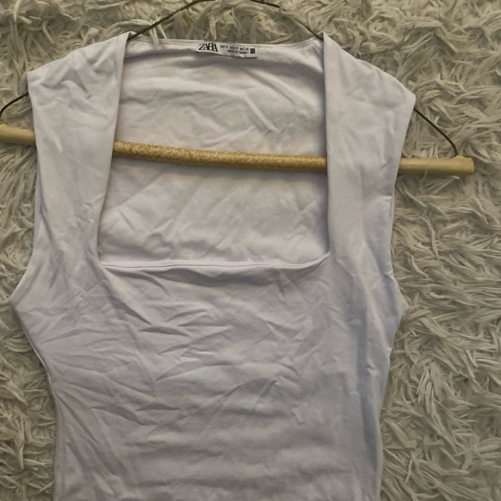 Zara Classic White Bodysuit